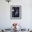 Singer Marvin Gaye Holding His Award in Press Room at Grammy Awards-null-Framed Premium Photographic Print displayed on a wall