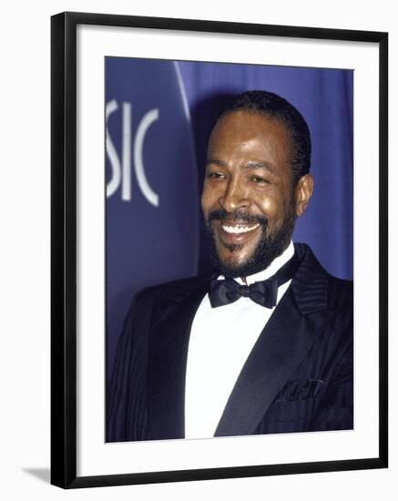 Singer Marvin Gaye-David Mcgough-Framed Premium Photographic Print