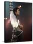 Singer Michael Jackson Performing-David Mcgough-Stretched Canvas