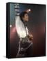 Singer Michael Jackson Performing-David Mcgough-Framed Stretched Canvas