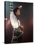 Singer Michael Jackson Performing-David Mcgough-Stretched Canvas