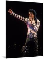 Singer Michael Jackson Performing-David Mcgough-Mounted Premium Photographic Print