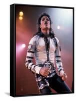 Singer Michael Jackson Performing-David Mcgough-Framed Stretched Canvas