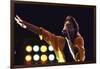 Singer Mick Jagger of the Rock Band the Rolling Stones Performing at Live Aid Concert-David Mcgough-Framed Photographic Print