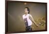 Singer Mick Jagger of the Rock Band the Rolling Stones Performing-David Mcgough-Framed Photographic Print