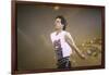 Singer Mick Jagger of the Rock Band the Rolling Stones Performing-David Mcgough-Framed Photographic Print