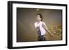 Singer Mick Jagger of the Rock Band the Rolling Stones Performing-David Mcgough-Framed Photographic Print