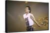 Singer Mick Jagger of the Rock Band the Rolling Stones Performing-David Mcgough-Stretched Canvas