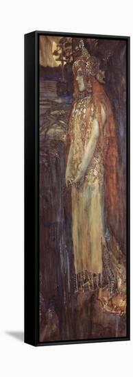 Singer Nadezhda Zabela-Vrubel as Princess Volkhova in the Opera Sadko by N. Rimsky-Korsakov, 1898-Mikhail Alexandrovich Vrubel-Framed Stretched Canvas