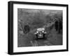 Singer of E Bunn competing in the MG Car Club Midland Centre Trial, 1938-Bill Brunell-Framed Photographic Print