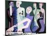 Singer on Piano-Ernst Ludwig Kirchner-Mounted Giclee Print