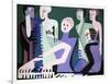 Singer on Piano-Ernst Ludwig Kirchner-Framed Giclee Print