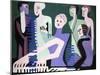 Singer on Piano-Ernst Ludwig Kirchner-Mounted Giclee Print