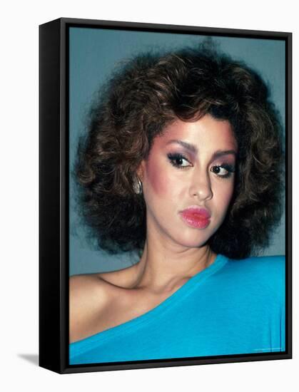 Singer Phyllis Hyman-David Mcgough-Framed Stretched Canvas