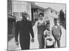 Singer Ray Charles Posing with Wife and their Three Young Sons-Bill Ray-Mounted Premium Photographic Print