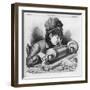 Singer Recording on Edison's Phonograph at New York-null-Framed Art Print