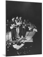 Singer Ricky Nelson and Band Duing a Performance-Ralph Crane-Mounted Premium Photographic Print