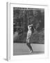 Singer Ricky Nelson Rehearsing Tennis Court Scene for TV Show-Ralph Crane-Framed Premium Photographic Print