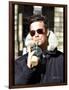 Singer Robbie Williams Pictured in Edinburgh, March 2002-null-Framed Photographic Print