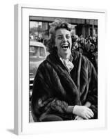 Singer Rosemary Clooney Laughing-Allan Grant-Framed Premium Photographic Print