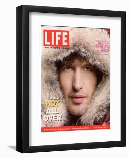 Singer Songwriter James Blunt, February 9, 2007-Lee Jenkins-Framed Photographic Print