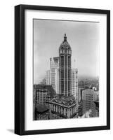 Singer Tower, New York-Irving Underhill-Framed Photographic Print