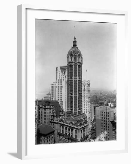 Singer Tower, New York-Irving Underhill-Framed Photographic Print