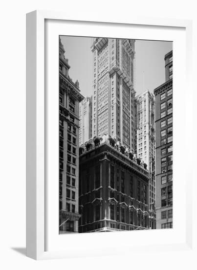 Singer Tower, New York-null-Framed Photographic Print