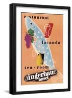 Singerhaus Basel: Restaurant, Locanda, Tea-Room-Charles Kuhn-Framed Art Print