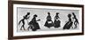 Singers and audience-Moritz Ludwig von Schwind-Framed Giclee Print