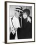 Singers Elton John and Liza Minnelli Backstage at Madison Square Garden before Elton's Performance-David Mcgough-Framed Premium Photographic Print