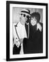 Singers Elton John and Liza Minnelli Backstage at Madison Square Garden before Elton's Performance-David Mcgough-Framed Premium Photographic Print