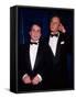 Singers/Songwriters Paul Simon and Art Garfunkel of Musical Singing Duo Simon and Garfunkel-null-Framed Stretched Canvas