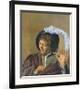 Singin Boy with a Flute-Frans Hals-Framed Art Print
