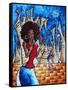 Singin In The Streets-Megan Aroon Duncanson-Framed Stretched Canvas