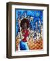 Singin In The Streets-Megan Aroon Duncanson-Framed Art Print