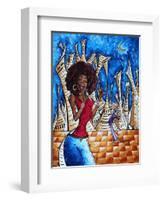 Singin In The Streets-Megan Aroon Duncanson-Framed Art Print