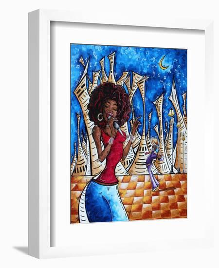 Singin In The Streets-Megan Aroon Duncanson-Framed Art Print