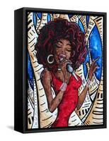 Singin In The Streets-Megan Aroon Duncanson-Framed Stretched Canvas