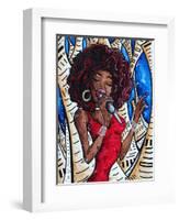 Singin In The Streets-Megan Aroon Duncanson-Framed Art Print