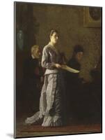 Singing a Pathetic Song, 1881-Thomas Cowperthwait Eakins-Mounted Giclee Print