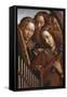 Singing Angels, Ghent Altarpiece-Jan van Eyck-Framed Stretched Canvas