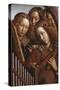 Singing Angels, Ghent Altarpiece-Jan van Eyck-Stretched Canvas