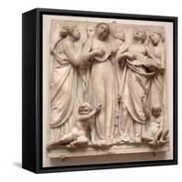 Singing Angels, Relief from the Cantoria, C.1432-38-Luca Della Robbia-Framed Stretched Canvas