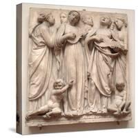 Singing Angels, Relief from the Cantoria, C.1432-38-Luca Della Robbia-Stretched Canvas