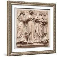 Singing Angels, Relief from the Cantoria, C.1432-38-Luca Della Robbia-Framed Giclee Print