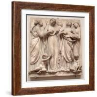 Singing Angels, Relief from the Cantoria, C.1432-38-Luca Della Robbia-Framed Giclee Print