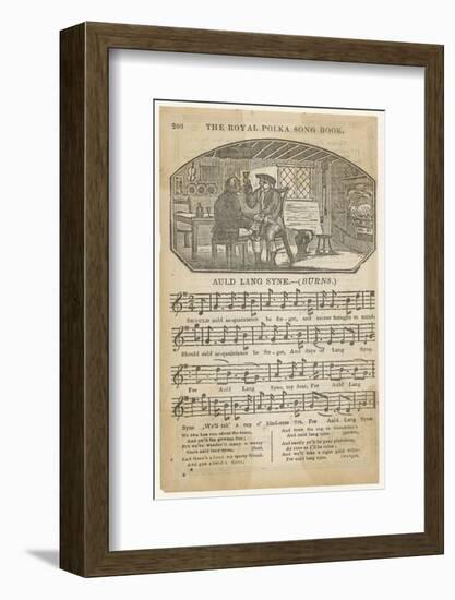 Singing Auld Lang Syne-null-Framed Photographic Print