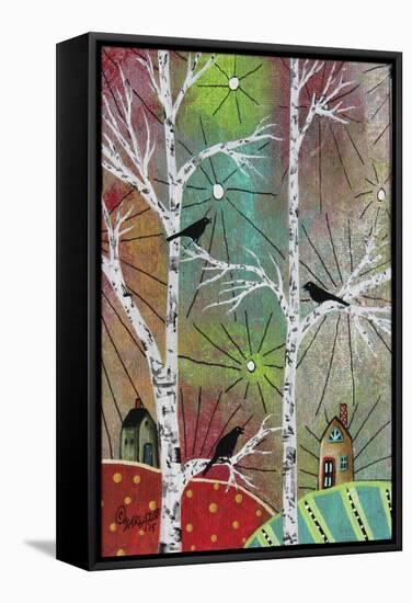 Singing Birds 1-Karla Gerard-Framed Stretched Canvas