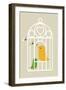 Singing Birds 2-Dicky Bird-Framed Premium Giclee Print